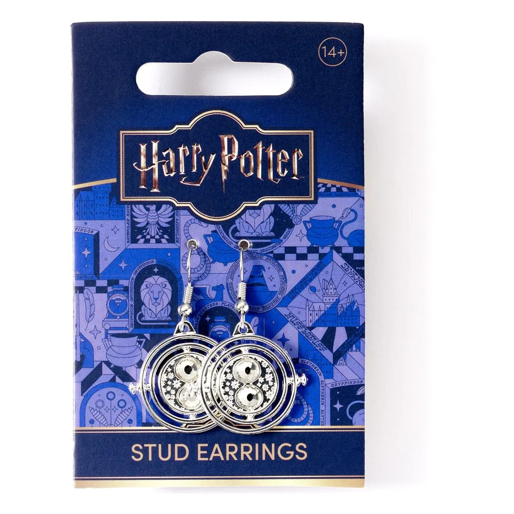 Harry Potter Earrings – Silver Tone Time Turner 2