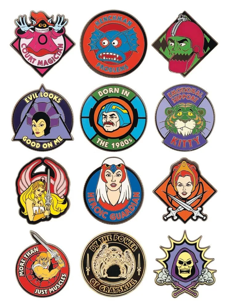 Masters of the Universe Pin Badges – 12 Blind Box Display 15