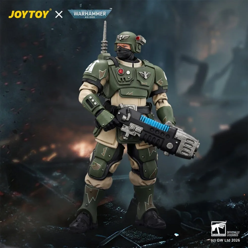 Warhammer Action Figure – Kasrkin 4 with Plasma Gun 7