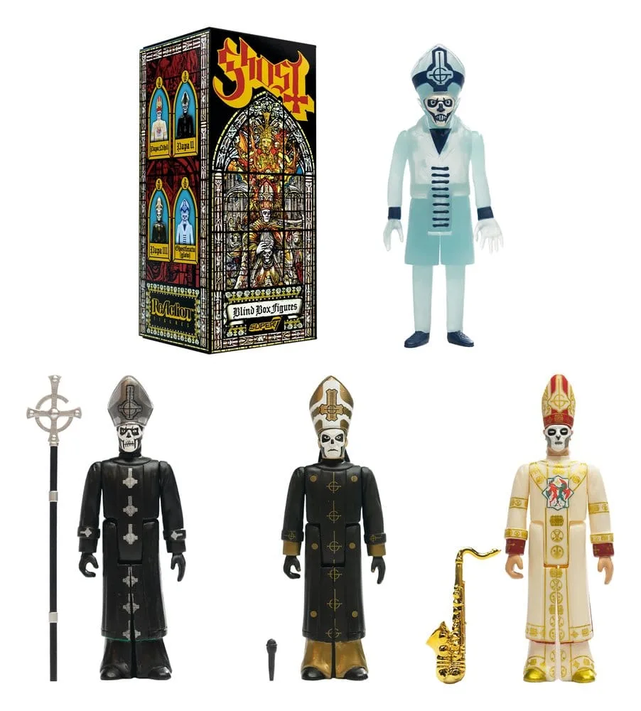 Ghost Action Figure Display – ReAction Wave 1 Blind Boxes 10 cm 2