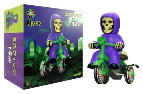 Misfits Vehicle and Figure – Purple Fiend with Green Trike