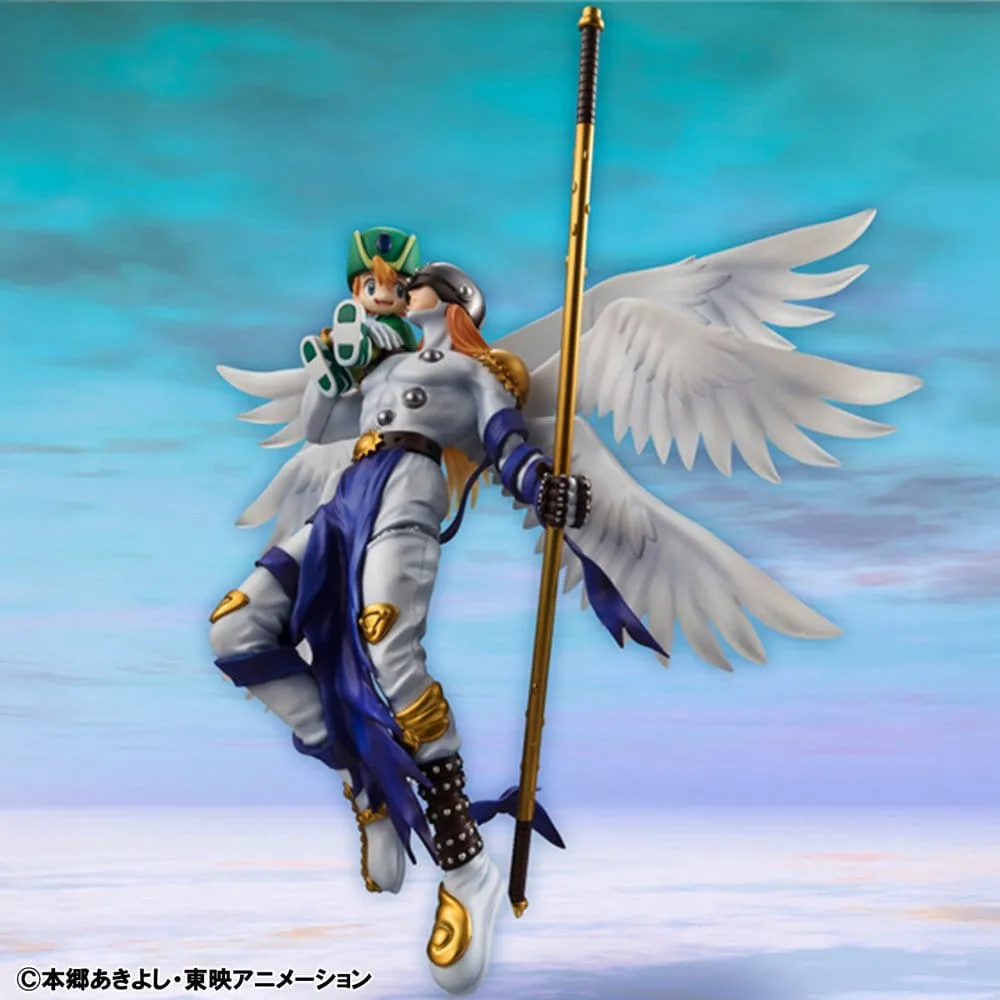 Digimon Adventure Beeld – Angemon en Takeru Takaishi 22 cm 3