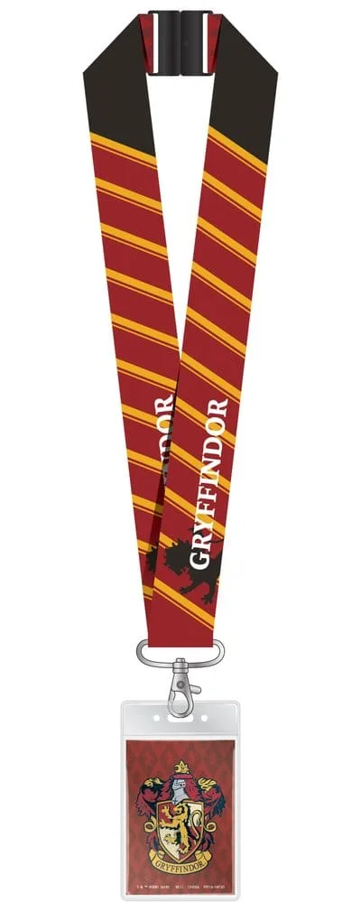 Harry Potter Lanyard – Deluxe Gryffindor with Card Holder