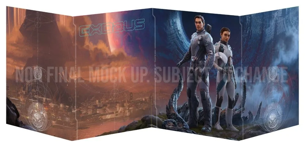 Exodus RPG Gamemaster Screen – Four-Panel Rules Reference