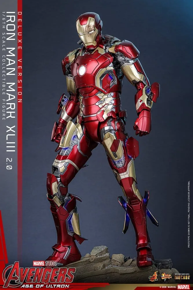 Avengers Action Figure – Iron Man Mark XLIII 2.0 Deluxe 32 cm 12