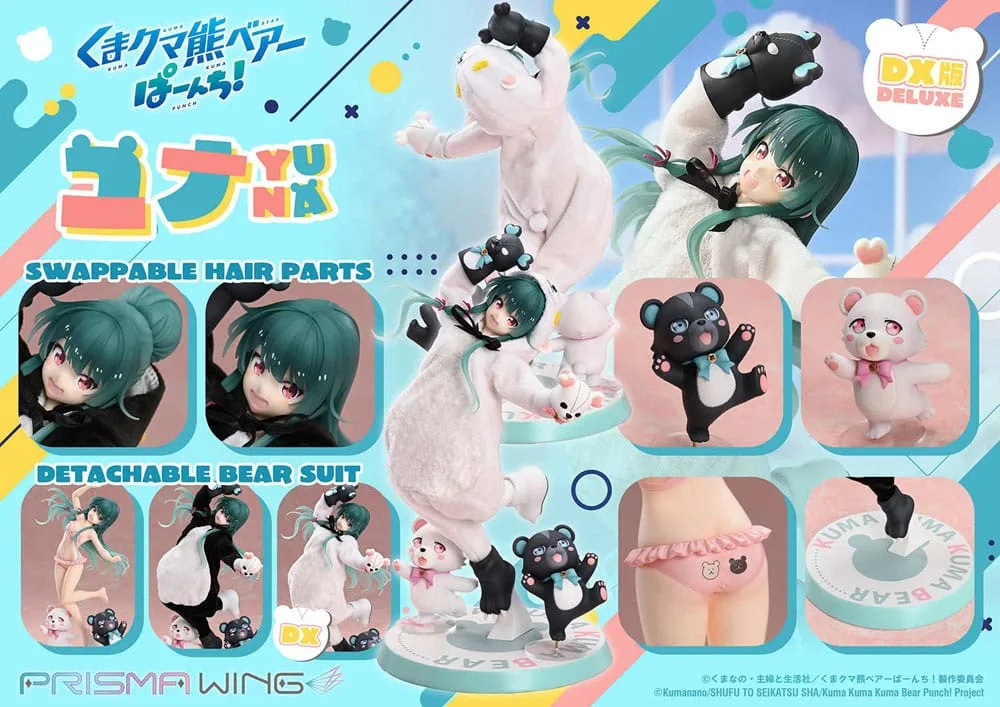 Kuma Kuma Kuma Bear Punch Sammelfigur – Yuna Deluxe 1:7 28 cm 6
