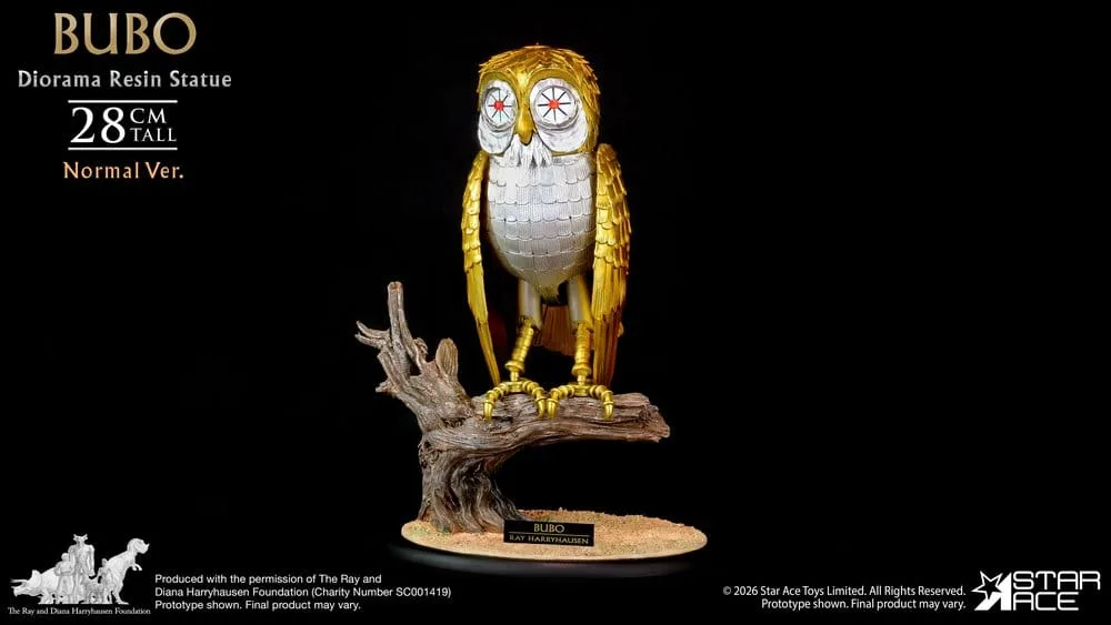 Ray Harryhausen Diorama Statue – Bubo Normal Version 28 cm 4