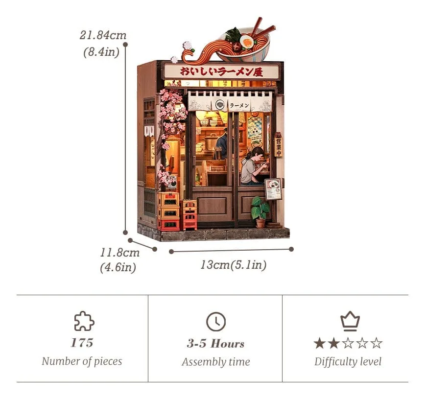 Miniature House Model Kit – CuteBee Oishii Kyoto 22 x 13 cm 7