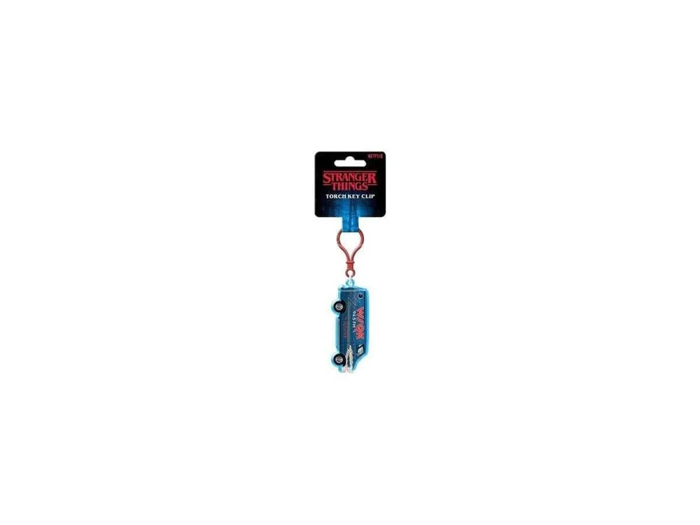 Stranger Things Keychain – WSQK Van Torch Key Clip