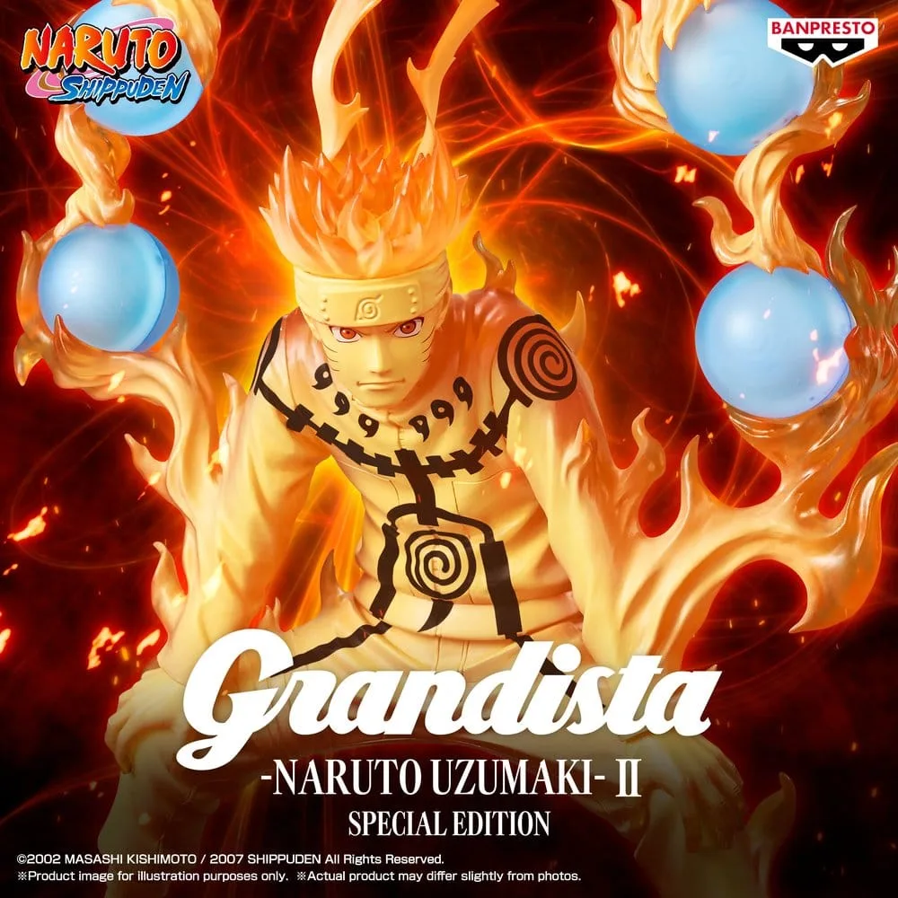 Naruto Shippuden Figure – Uzumaki II Grandista Special Edition 27 cm 5