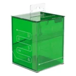 Trading Card Deck Box – Ultimate Guard Boulder 100+ Clear Emerald 10