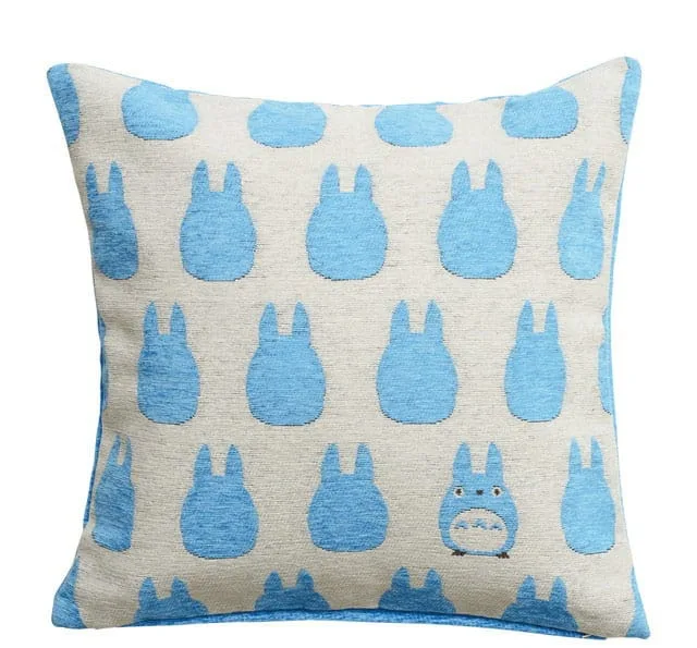 My Neighbor Totoro Pillow – Blue Silhouette 45 x 45 cm