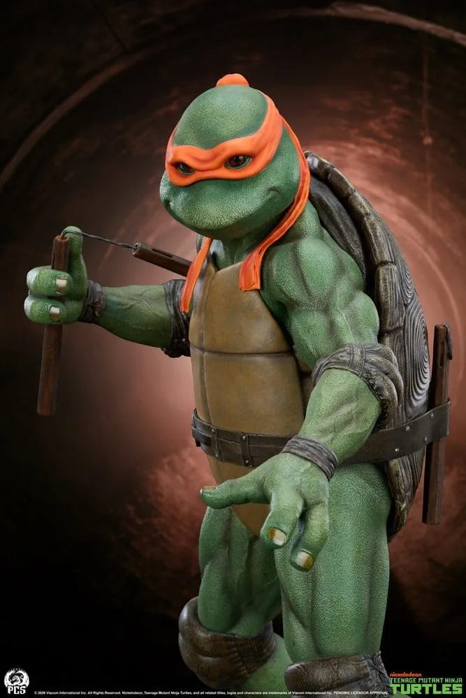 TMNT Statue – Michelangelo 1990 Movie 1/2 84 cm 9