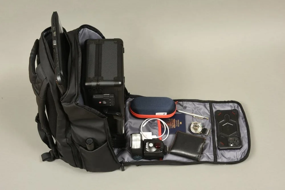 Evoretro Backpack and Mini Carrying Case Bundle – Black 15