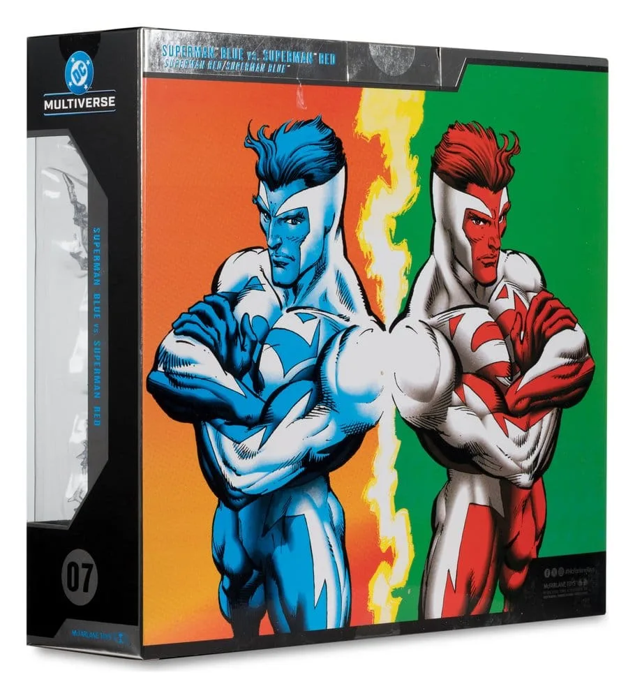 DC Multiverse Action Figures – Superman Blue vs. Red 2-Pack 18 cm 10