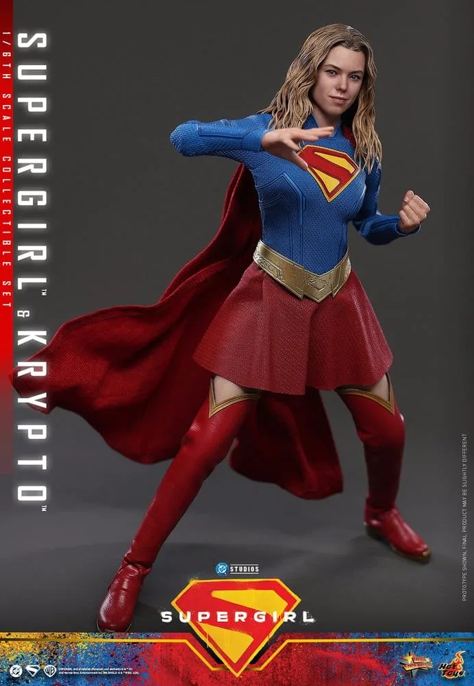 DC Comics Action Figure Set – Supergirl & Krypto 28 cm 7