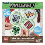 Minecraft DIY Keychain Set – Cross Stitch Charms 1