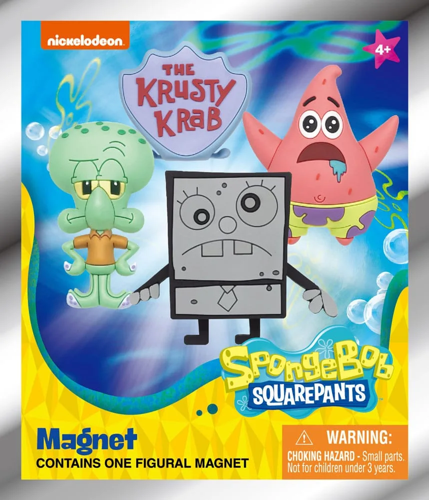 SpongeBob SquarePants 3D Magnets – Series 1 Display of 12 2