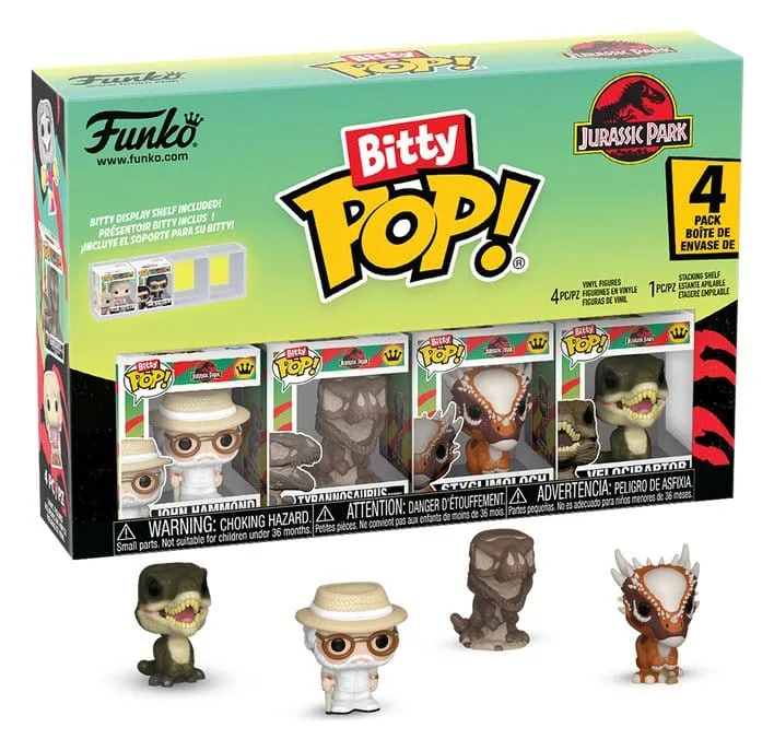 Jurassic Park Vinyl Figures – Bitty POP Series 2 4-Pack 2.3 cm