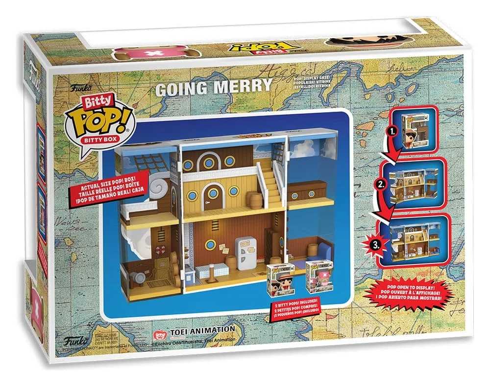 One Piece Bitty Pop Display Set – Going Merry with 2 Figures 2