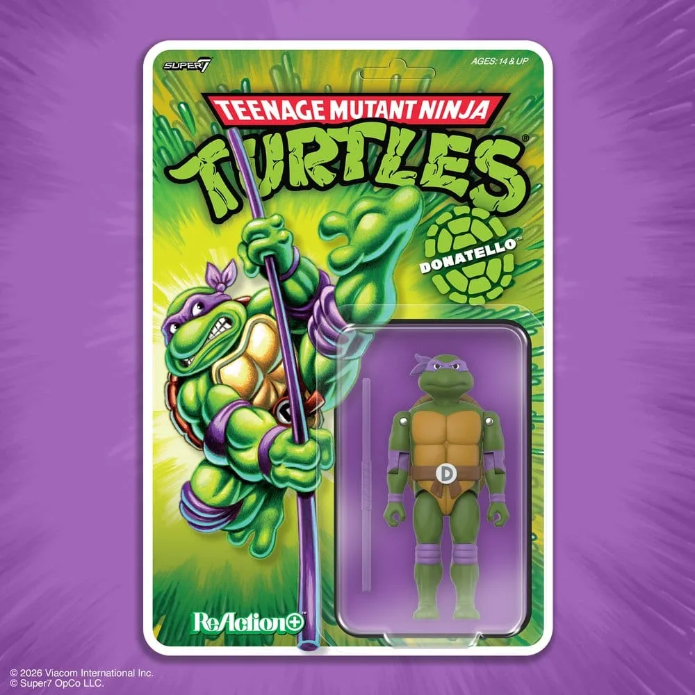 Teenage Mutant Ninja Turtles Action Figure – Donatello ReAction+