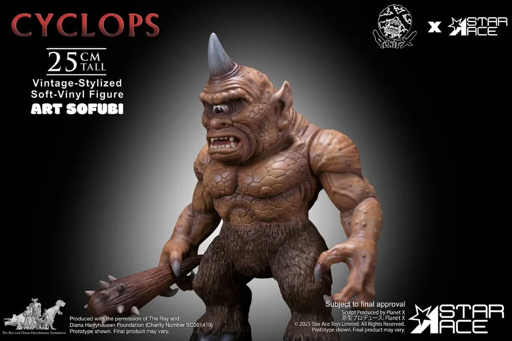 Ray Harryhausen Vinyl Statue – Vintage Cyclops 25 cm 9