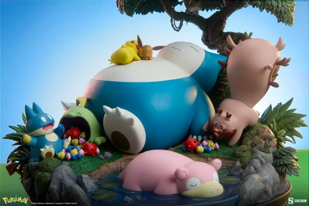 Pokémon Diorama – Snorlax Picnic Scene 33 cm 7