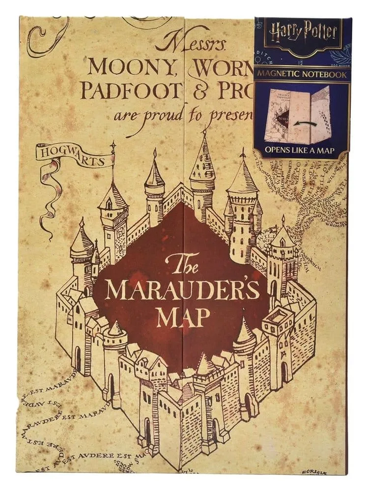 Harry Potter Notitieboek – Marauder's Map A5 2