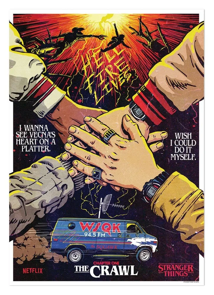 Stranger Things 5 Art Print – The Crawl Limited Edition A3 1