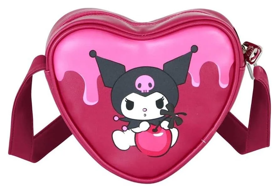 Sanrio Shoulder Bag – Kuromi Cherry 21 x 6.5 x 15.5 cm 2