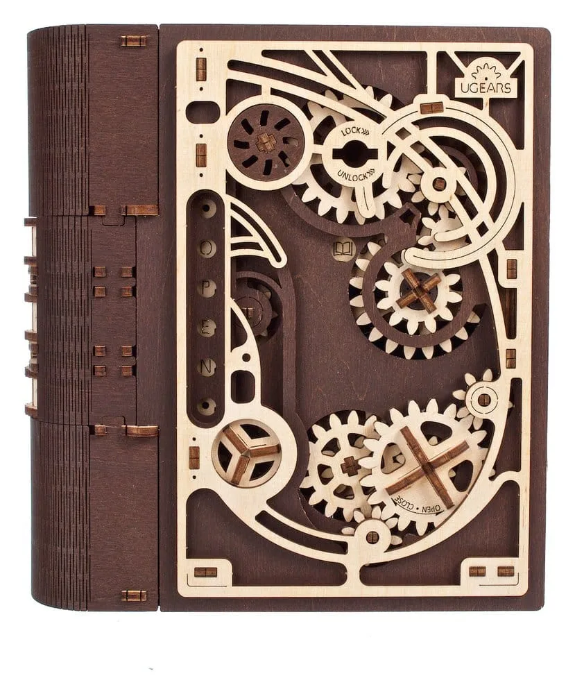 Ugears Wooden Model Kit – Book of Secrets 10
