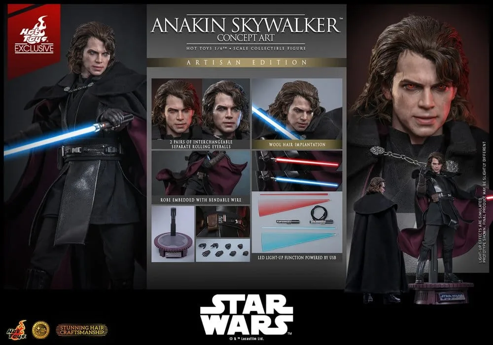 Star Wars Action Figure – Anakin Skywalker Concept Art 31 cm 21