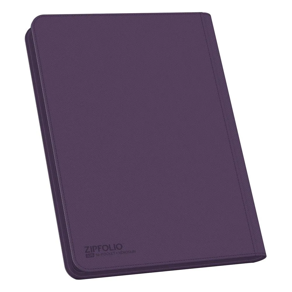 Ultimate Guard Card Binder – Purple Zipfolio 320 Xenoskin 4