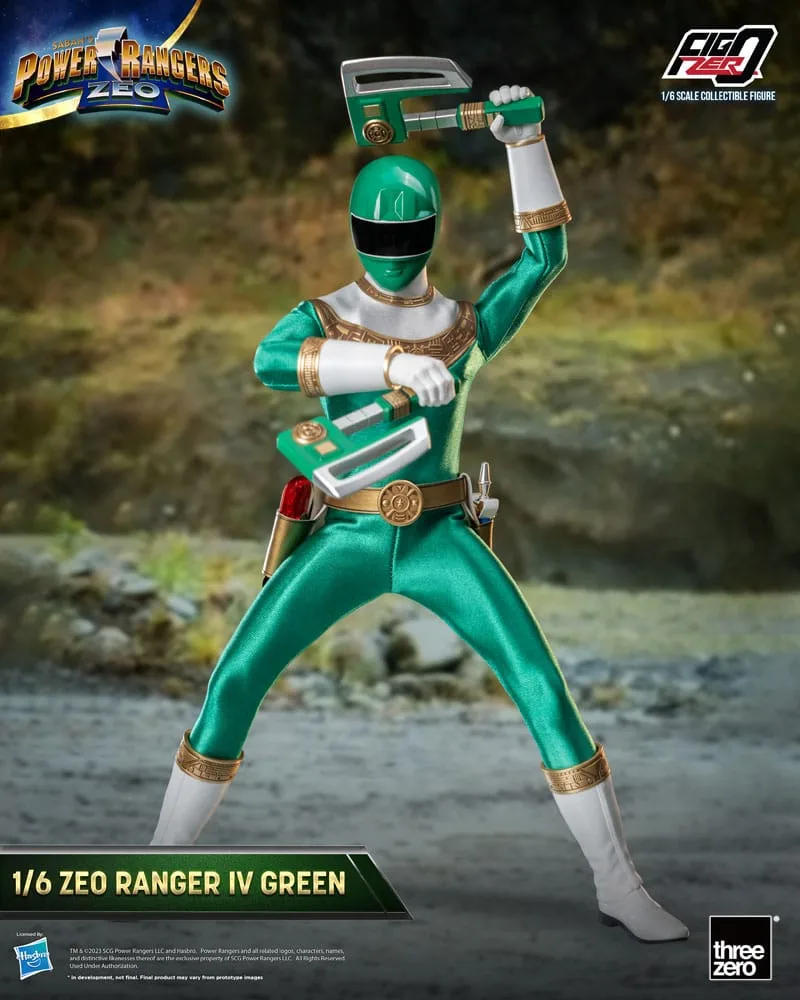 Power Rangers Zeo Action Figure – FigZero Ranger IV Green 30.7 cm 6