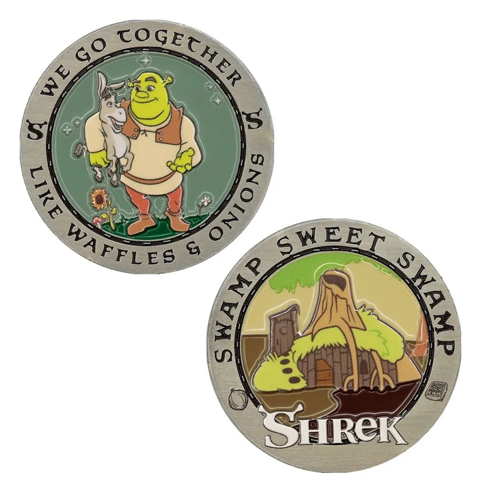 Shrek Collectible Coin – Swamp Sweet Swamp Limited Edition 4 cm