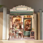 CuteBee Miniature House Model Kit – Sunny Cafe 20 x 16 cm 20