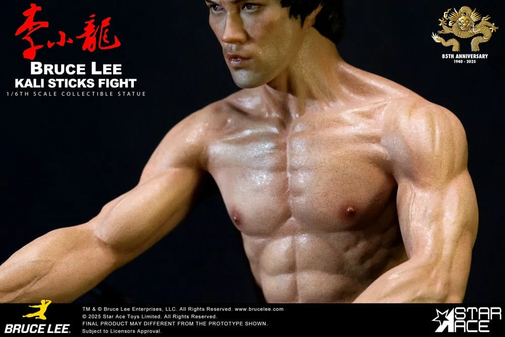 Enter the Dragon Statue – Bruce Lee Kali Sticks Normal Basement 30 cm 5