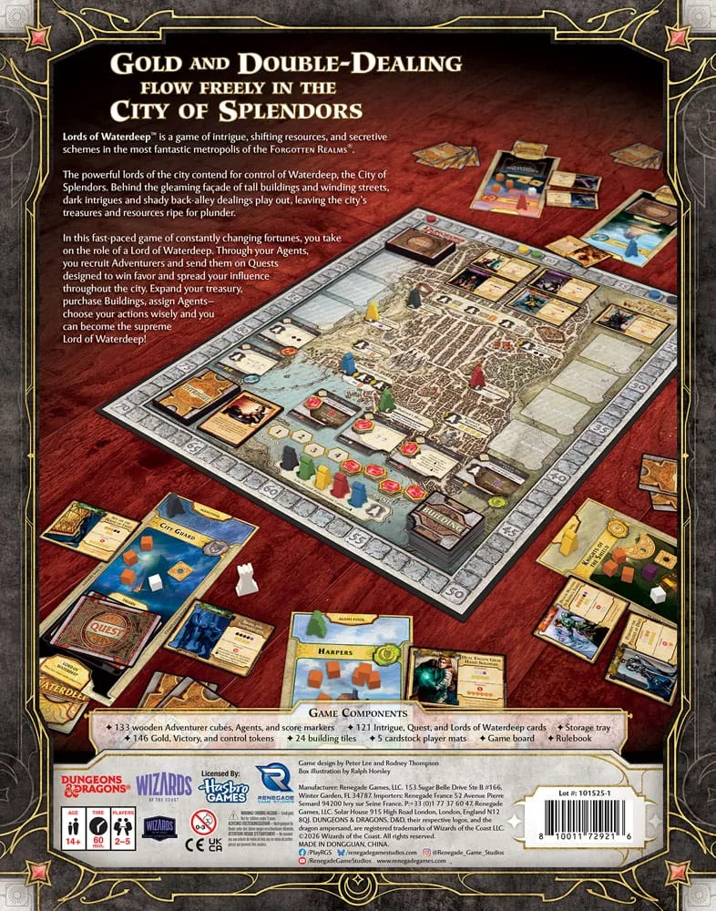 Dungeons and Dragons Board Game – Lords of Waterdeep English 2
