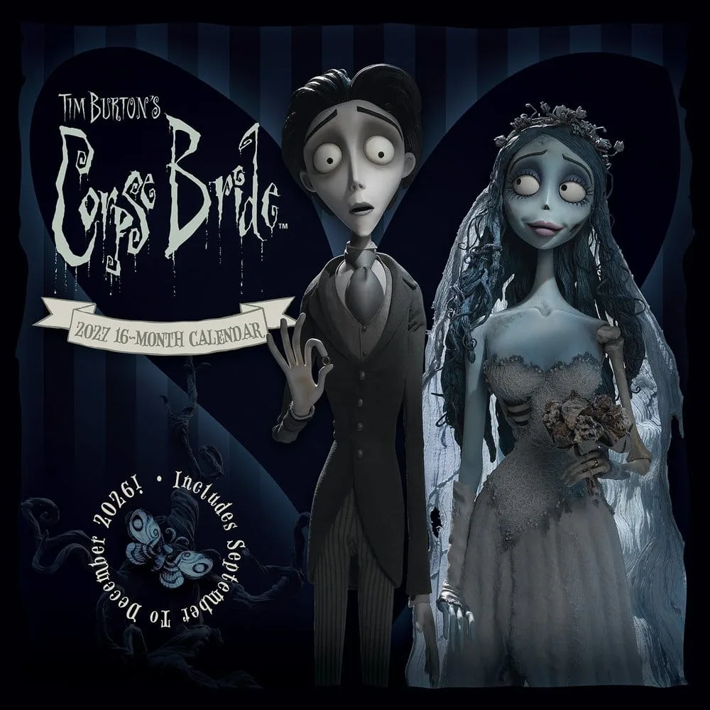 Corpse Bride Calendar – 2027 Movie Artwork 30 x 30 cm