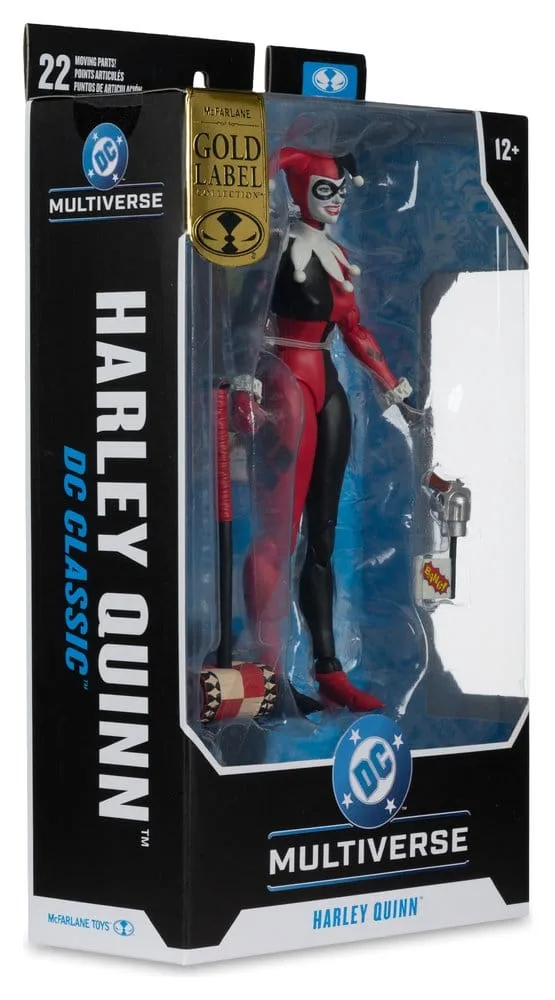DC Action Figure – Harley Quinn Classic Gold Label 18 cm 8
