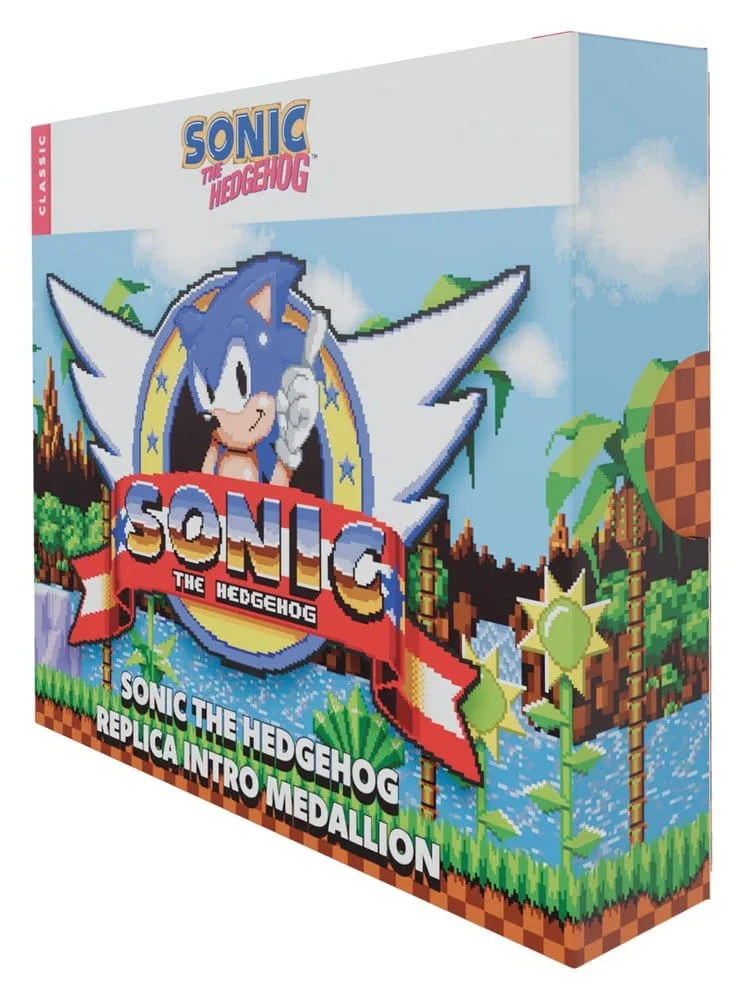Sonic the Hedgehog Medallion – Original Logo 5 x 8 cm 3