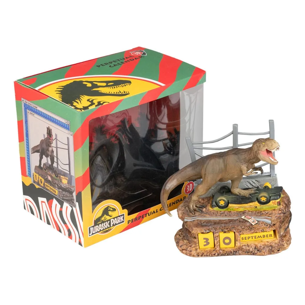 Jurassic Park Dauerkalender – 3D aus Resin 12 x 17 x 17 cm 13