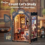 CuteBee Book Nook – Count Cat’s Study 17 x 12 cm 3