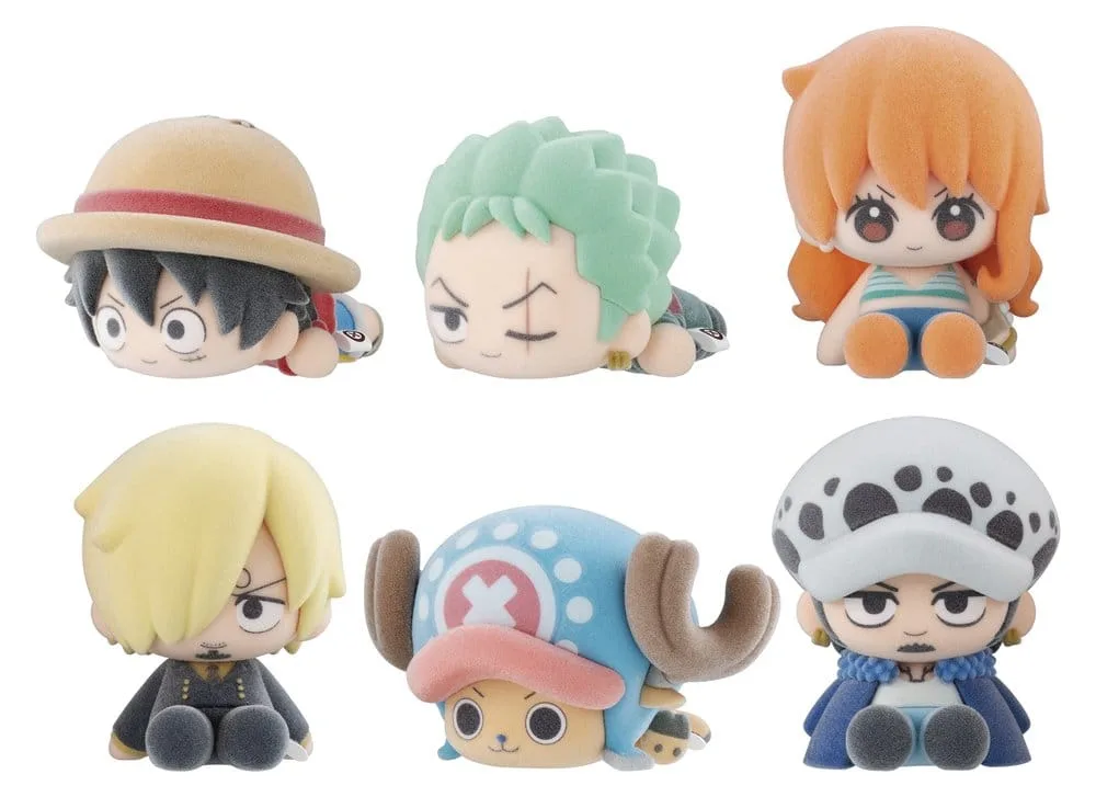 One Piece Mini Figures – Nuippo Blind Box Display of 6 6 cm