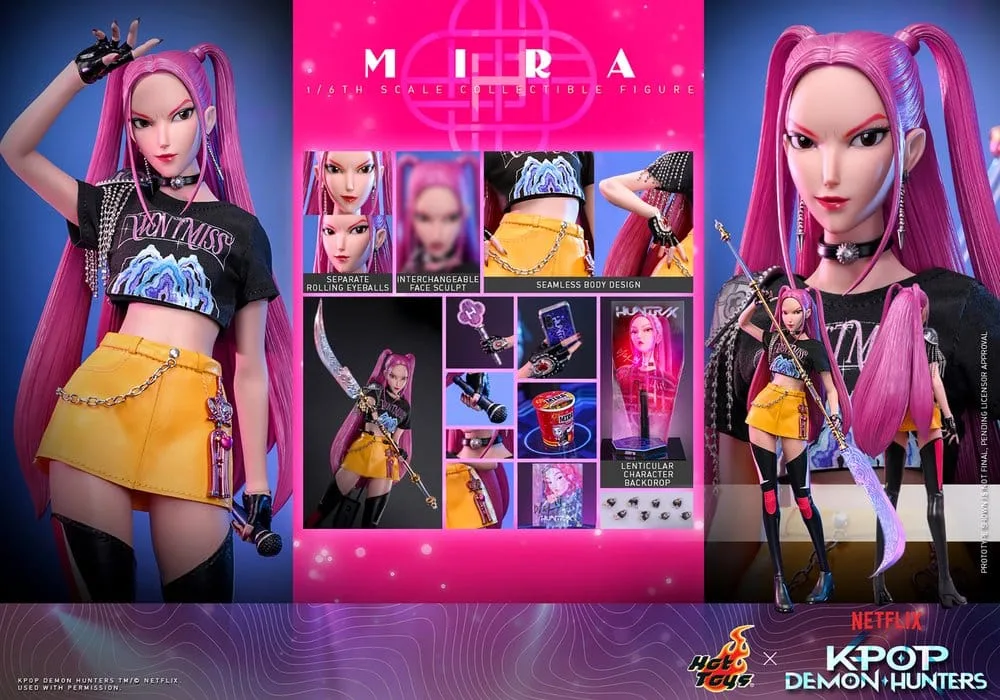 KPop Demon Hunters Action Figure – Mira 1/6 Scale 28 cm 22