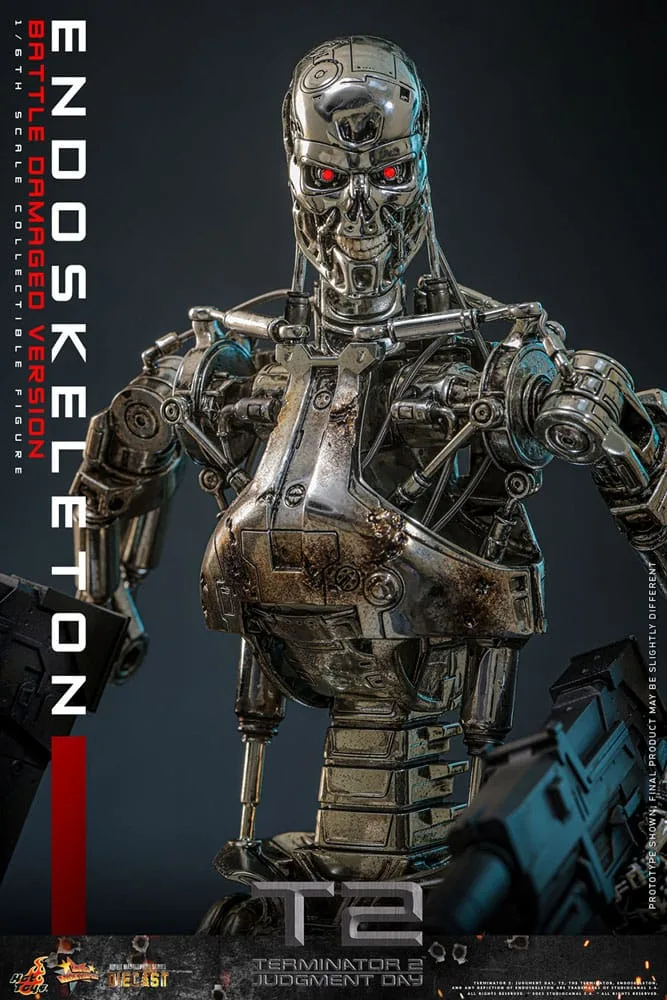 Terminator 2 Figure – Battle-Damaged Endoskeleton 1/6 31 cm 17