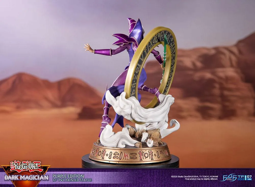 Yu-Gi-Oh PVC Statue – Dark Magician Purple Version 29 cm 6