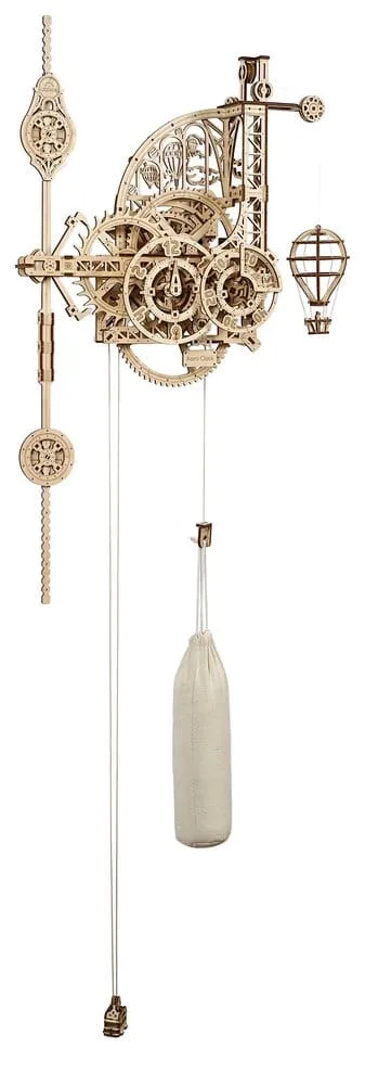 Ugears Houten Modelbouwset – Aero Clock wandklok 3