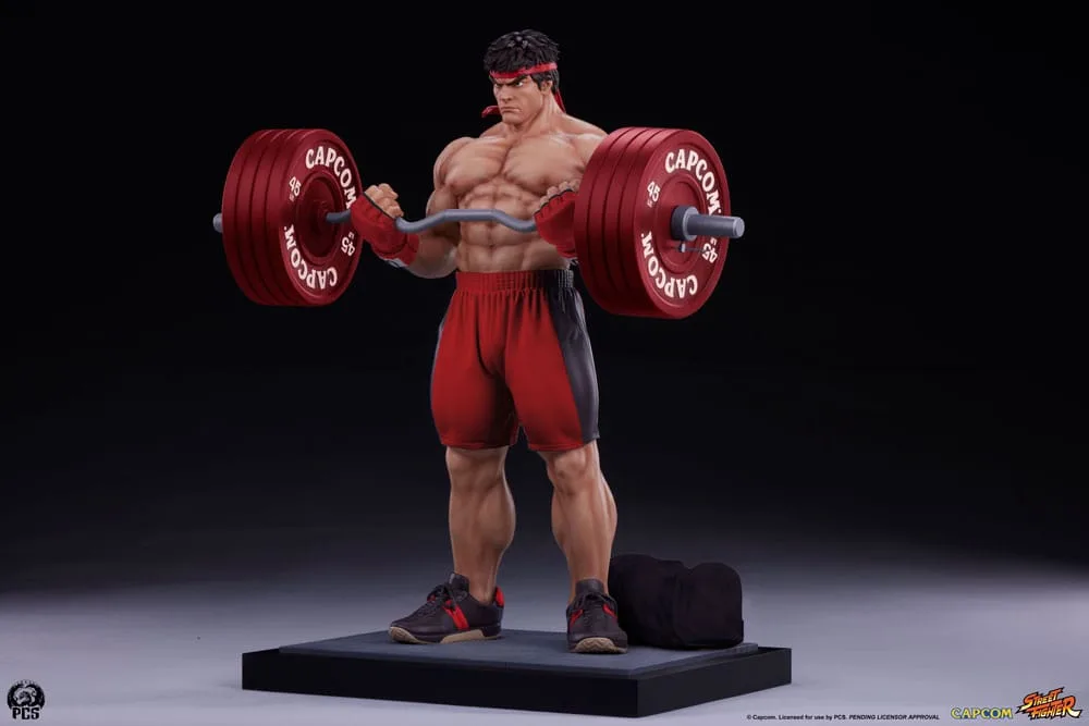 Street Fighter Statue – Ryu Powerlifting 1/4 Scale 53 cm 5