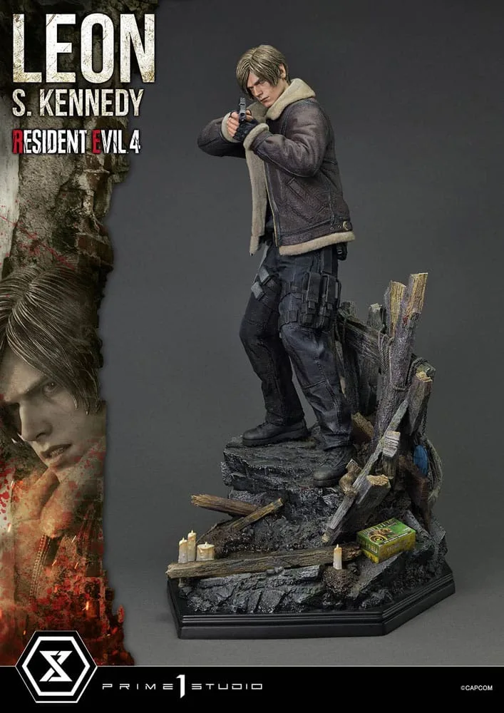 Resident Evil 4 Statue – Leon S. Kennedy Bonus Version 64 cm 1